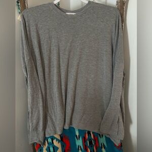 Cherish Gray Long Sleeve Tee